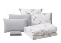 مفرش روزارا ناعم مشجر مناسب لجميع المواسم -مزدوج 6...