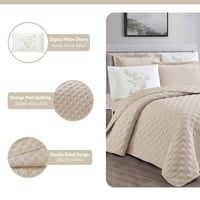 مفرش مضغوط مفرد ونص 3 قطع