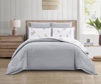 مفرش روزارا ناعم مشجر مناسب لجميع المواسم-مفرد ونص...