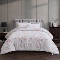 طقم لحاف سرير مزخرف مقاس مزدوج -6 قطع