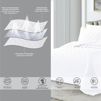 مفرش مضغوط مفرد ونص 3 قطع