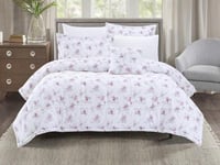 مفرش فلورا مشجر صيفي قطن 100% -مزدوج 7 قطع