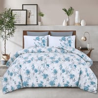 مفرش صيفي نفر ونص – أريج | لمسة ناعمة وأناقة زهرية