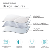 مفرش دونتيلا صيفي ناعم مزدوج -6 قطع