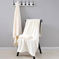 منشفة استحمام جومانا كريمي ابيض - مقاسات متعددة