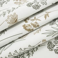 مفرش صيفي قطن100% كوين 5 قطع