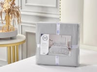 تلبيسة لحاف بدون حشوة 4 قطع - رمادي فاتح