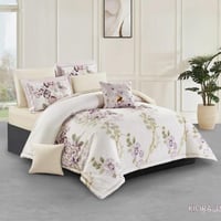 مفرش كايرو صيفي مزدوج خامة ناعمة - 10 قطع