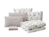 مفرش روزارا ناعم مشجر مناسب لجميع المواسم-مفرد ونص...