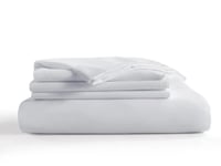 تلبيسة لحاف بدون حشوة مفرد ونص 3 قطع - رمادي فاتح