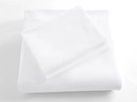 تلبيسة لحاف بدون حشوة مفرد ونص 3 قطع - أبيض