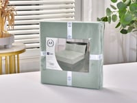 شرشف فيتد مطاط مفرد ونص 2 قطع - فيروزي