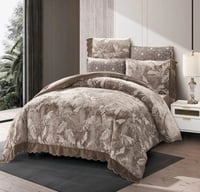 مفرش روما مخمل شتوي مزدوج 6 قطع