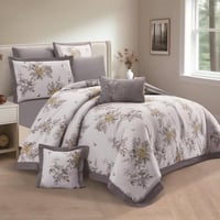 مفرش ايليا قطن ناعم 100% -مزدوج 8 قطع