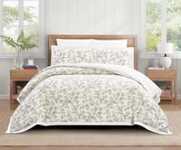 مفرش روزارا ناعم مشجر مناسب لجميع المواسم-مفرد ونص...