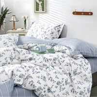 مفرش صيفي قطن100% مقاس كوين 5 قطع