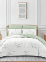 مفرش رِفال صيفي ناعم مشجر -مزدوج 6 قطع