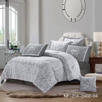 مفرش جاكار المطرز الفاخر 7 قطع مزدوج