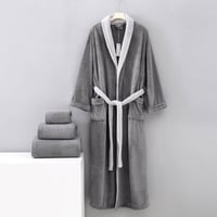 روب استحمام جلندا -مقاس XL - رمادي