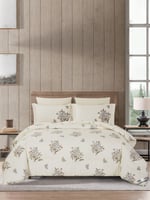 مفرش نفر ونص بنقشة طبيعية تمنحك لمسة دفء