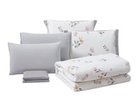 مفرش روزارا ناعم مشجر مناسب لجميع المواسم-مفرد ونص...