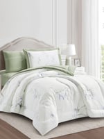 مفرش رِفال صيفي ناعم مشجر -مفرد ونص 4 قطع