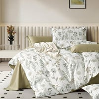 مفرش صيفي قطن100% كوين 5 قطع