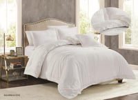 طقم لحاف سيلينا 7 قطع مزدوج عرايس - مطرز