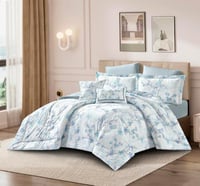 مفرش إيليــن وجهين قطن فاخر مزدوج - 8 قطع