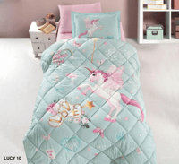 طقم لحاف اطفال تركي قطن 100% 4 قطع