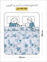 مفرش أريج صيفي ناعم ومنعش -مقاس كوين