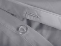 تلبيسة لحاف بدون حشوة مزدوج 4 قطع - رمادي غامق