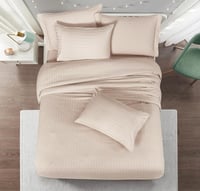 مفرش جاكار الفندقي حشوة متحركة -7قطع