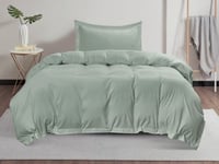 تلبيسة لحاف بدون حشوة مفرد ونص 3 قطع - فيروزي