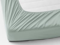 شرشف فيتد مطاط مفرد ونص 2 قطع - فيروزي