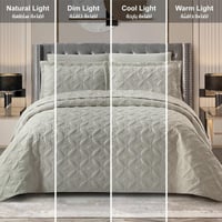 طقم لحاف مضغوط 3 قطع مفرد ونص -انسونيا