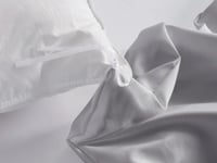 تلبيسة لحاف بدون حشوة مفرد ونص 3 قطع - رمادي غامق