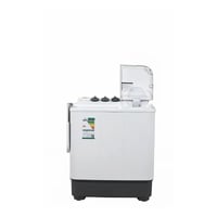 غسالة نصف أوتوماتيك حوضين جنرال سوبريم 6 كجم ابيض...