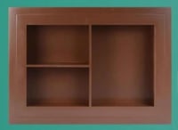 صندوق ديكور فتحة المكيف غطاء فتحة المكيف خشبي متعد...