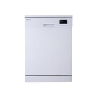 غسالة صحون جنرال سوبريم 5 برامج 12 مكان 2 رف ابيض...