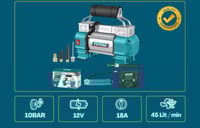 منفاخ كفرات سيارة 2 بستم المطور توتال TTAC2506 tot...