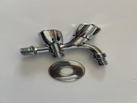 بزبوز كروم 1/2 بوصه خطين بمسكتين اوريسا