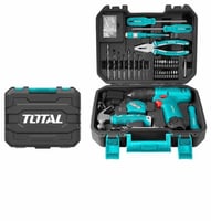 دريل شحن مع شنطة عدة 81 قطعة توتال THKTHP10812 tot...