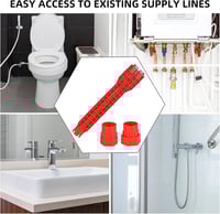 مفتاح عدة للحنفيات والمغاسل 8 في 1