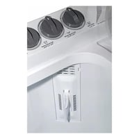 غسالة نصف أوتوماتيك حوضين جنرال سوبريم 10 كجم ابيض...