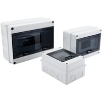 علبة قاطع بلاستيك وتر بروف احجام متعددة