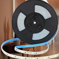 لمبة لد شريط زينة 1 خط 5 ملي مع لاصق طول 10 متر قص...