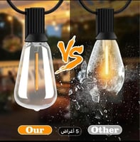 عقد زينة مع 25 قاعدة و26 لمبة E 12 بطول 10 متر اسو...