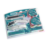 مجموعة مشارط مع امتار على كرت توتال TOS23036 total...