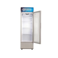 ثلاجة عرض جنرال سوبريم باب واحد زجاجي 235 لتر ابيض...